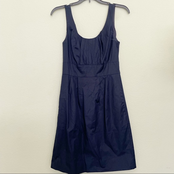 J. Crew Dresses J Crew Blue Dress Sleeveless Size Poshmark